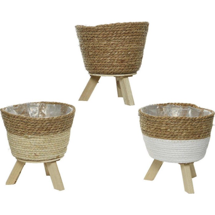 CESTO VIMINI C PIEDINI D23 H23